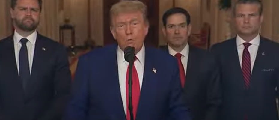 Trump challenges his words and embarrasses America while he signs us up, strikes on Iran