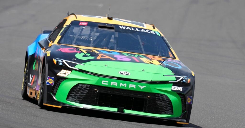 Bubba Wallace becomes the first black driver to win a large race on the oval of Indianapolis