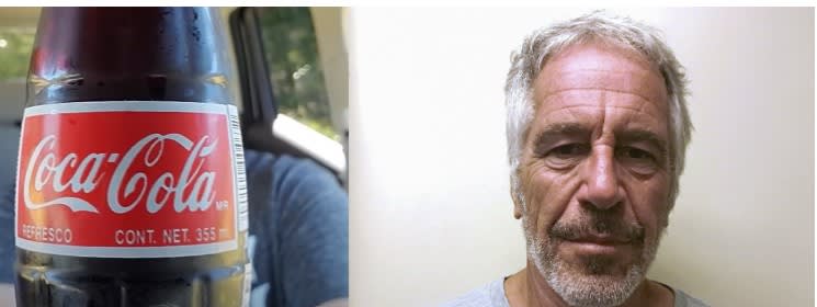 Trump uses Coca-Cola to distract from Jeffrey Epstein