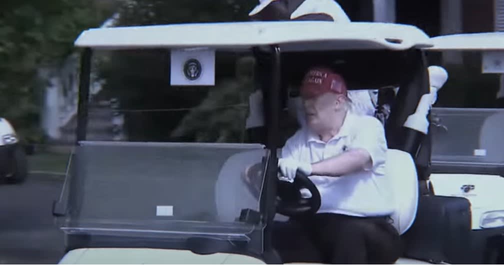 Morbid Obese Trump tells JB Pritzker that he should spend more time in the gym