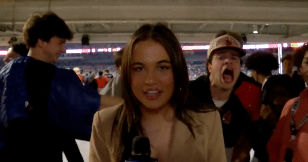 A video of fans interrupting a reporter went viral. 1 therapist weighs in.