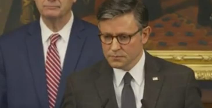 Christian Mike Johnson admits he’s making American families suffer because of the Chuck Schumer mess