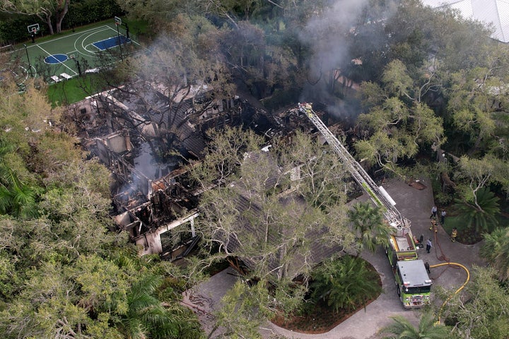 Massive fire causes heavy damage to Miami Heat Coach’s home