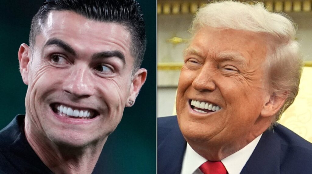 Cristiano Ronaldo’s fawning Trump moment gets a red card in record time