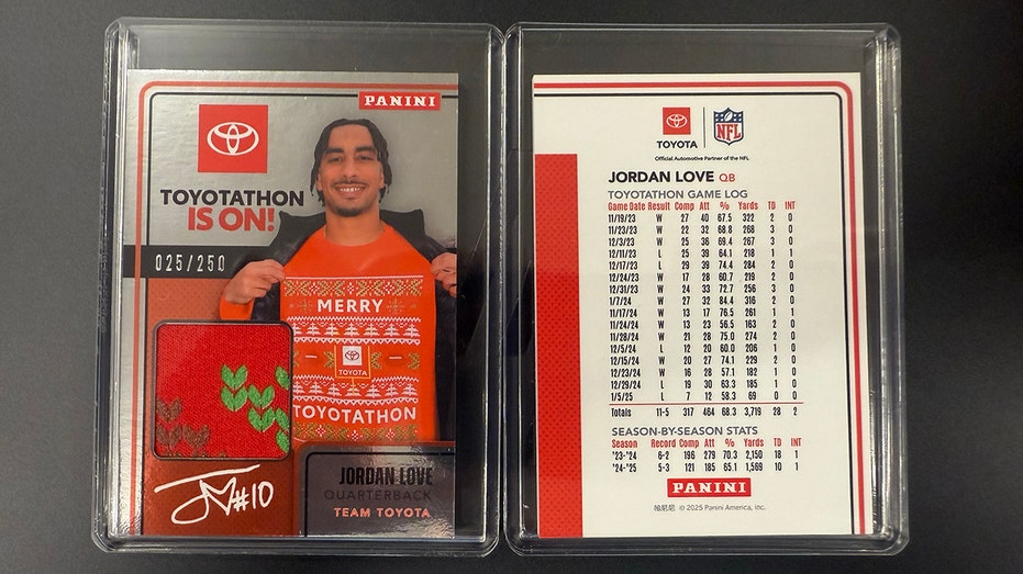 Toyota creates Jordan Love trading cards for Toyotathon promotion