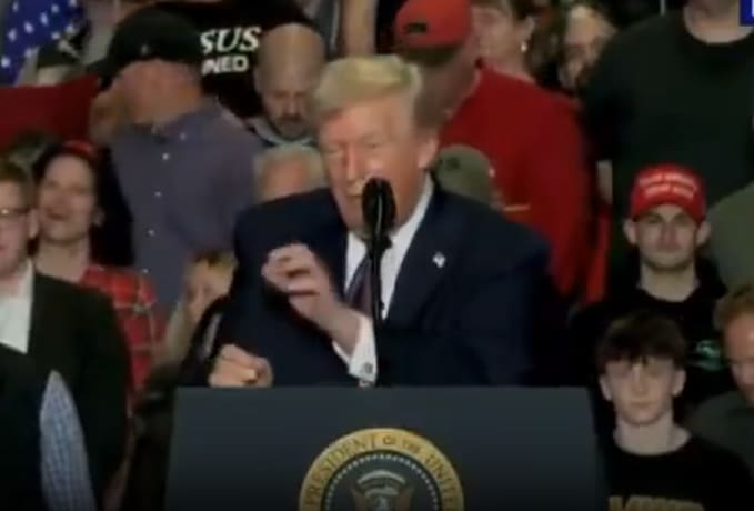 Demented Trump is scaring the nation by telling stories about Melania Trump’s underwear