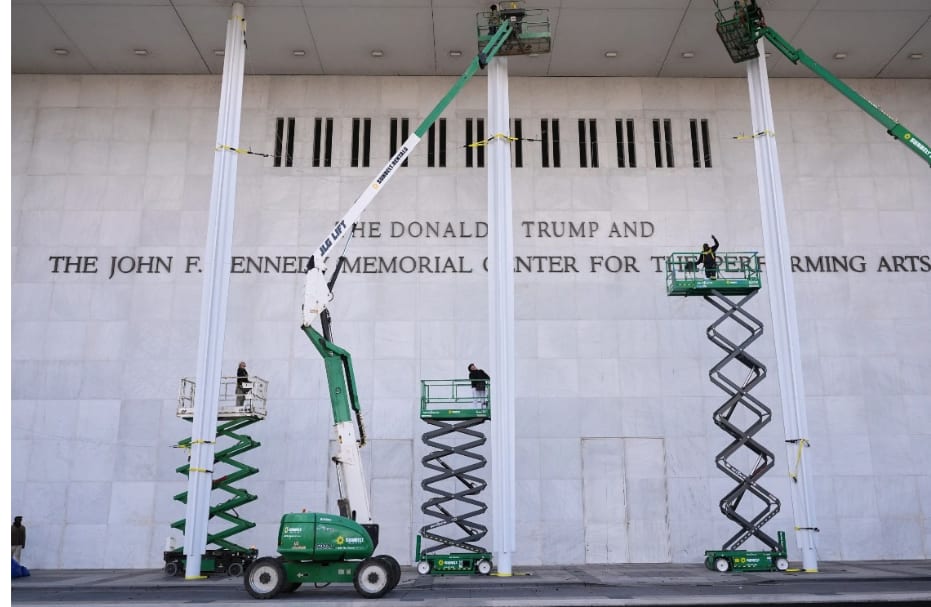 Lawsuit filed to remove Trump’s name from the Kennedy Center