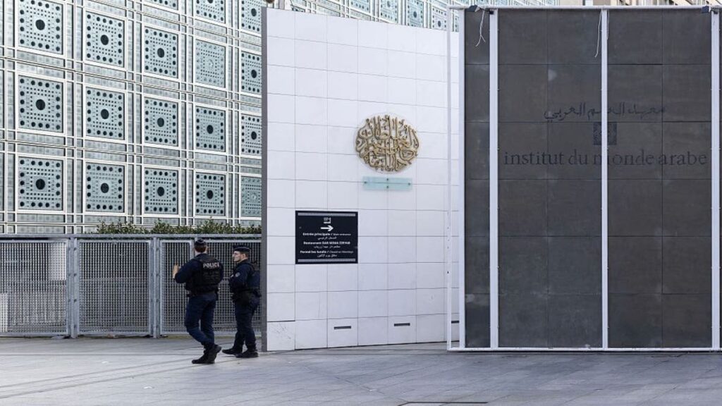 French police raid the Arab World Institute following the latest fallout from the Epstein investigation