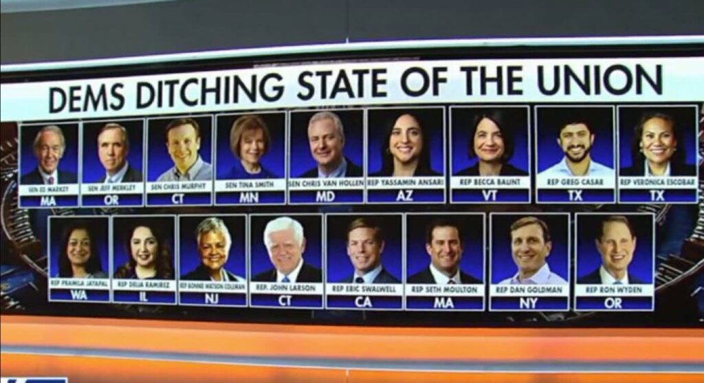 Dozens of Democrats are not going to Trump’s SOTU