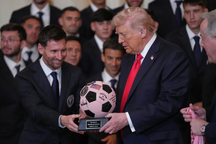 Messi joins another football star who revolves around Trump in Milestone Club