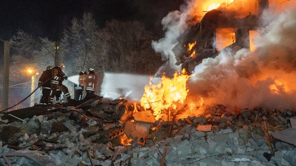 Ten dead in Russian attack in Ukraine as Trump says ‘hate’ is damaging peace deal