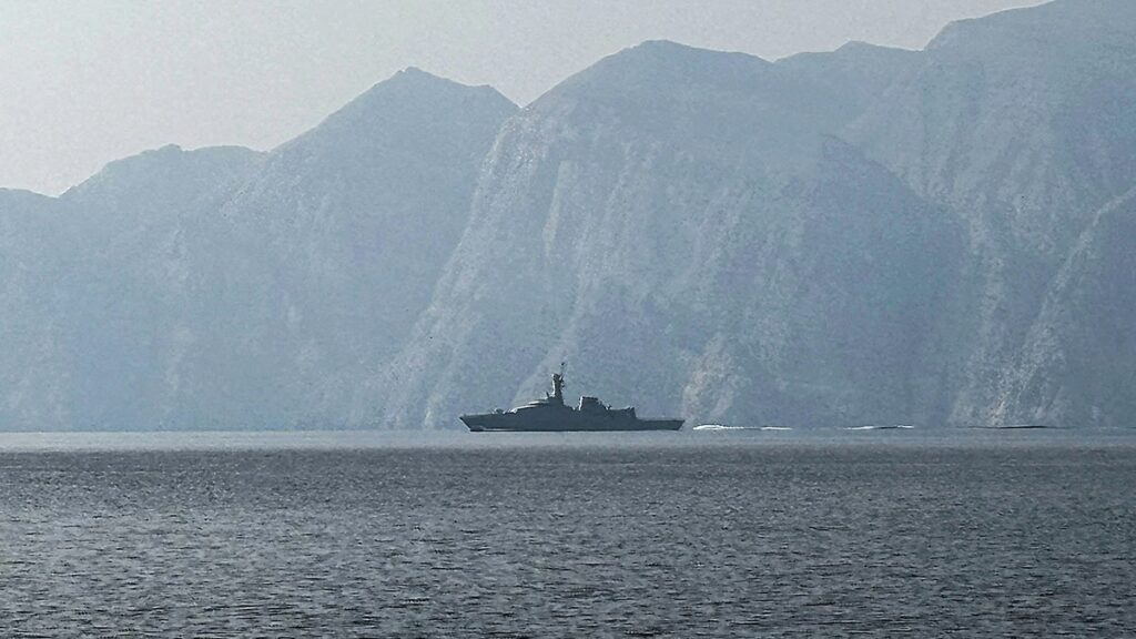 Ships from the Strait of Hormuz hit by projectiles after an attack by US-Israeli Iran