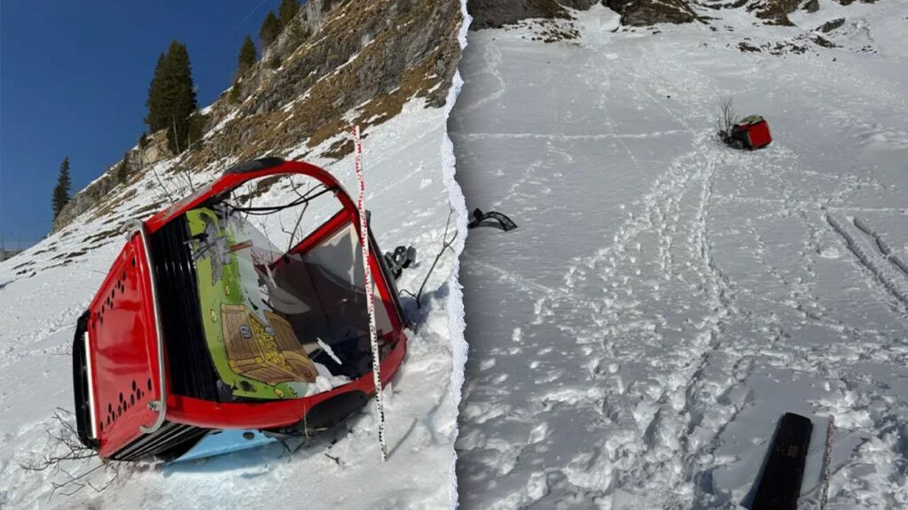 One dead after the cabin of the Titlis Xpress cable car falls in a Swiss ski resort
